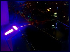 View from glass elevator, Canton Tower.